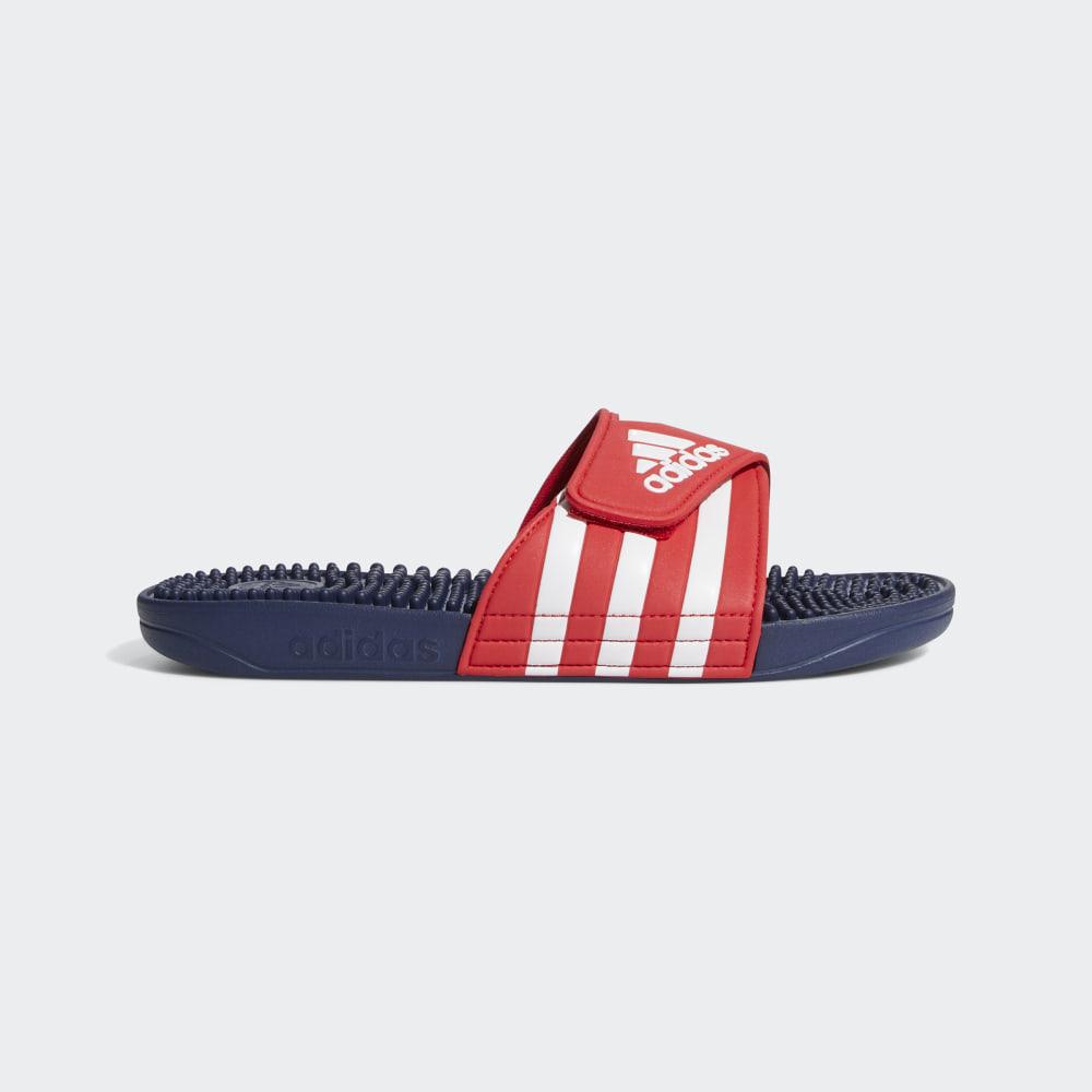 Papuci Adidas Adissage Barbati Romania - Rosii Inchis/Albi/Albastri Inchis EG1904
